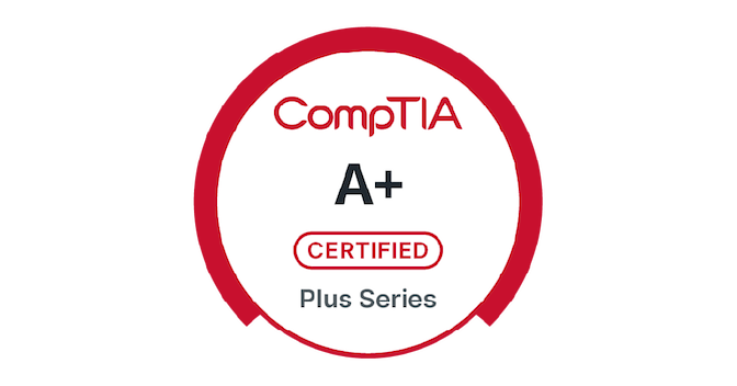 CompTIA A+ ce certification badge